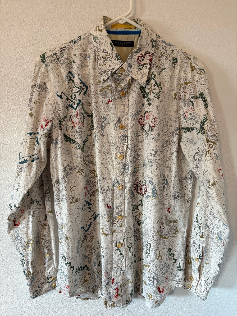 Tommy Bahama Island Soft Men’s Button Down Long Sleeve